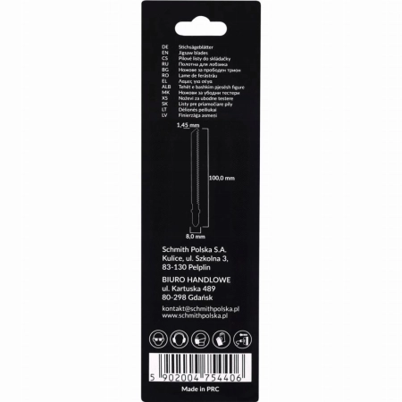 Brzeszczoty do wyrzynarki HCS 50CRV 100mm 15TPI 2