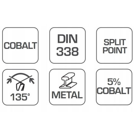 HOGERT WIERTŁO DO METALU COBALT 5% - 11MM/1SZT.