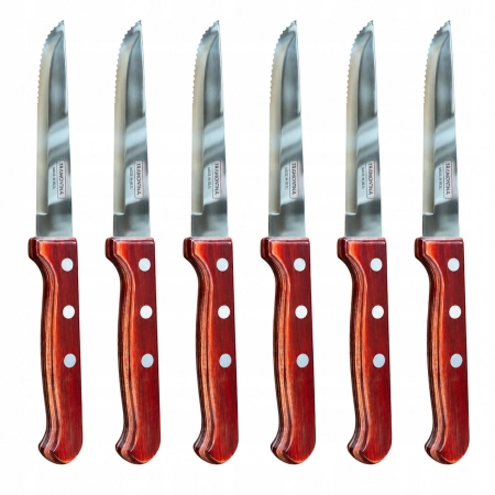 Tramontina Churrasco zestaw 6 noży Combo, ostrze 11,5 cm