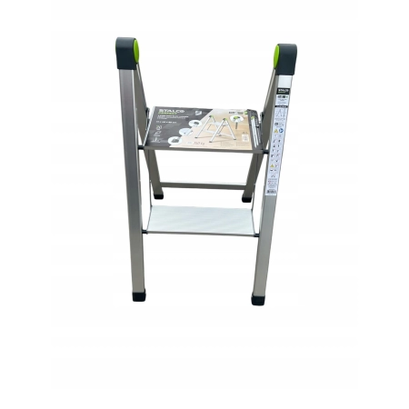 DRABINA DRABINKA DOMOWA SKŁADANA MINI SLIM 2 STOPNIE 150 KG STALCO