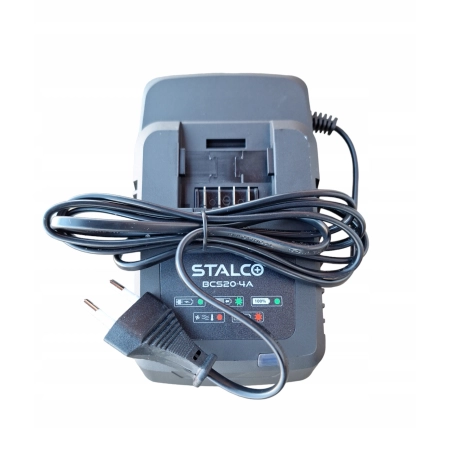 STALCO ŁADOWARKA AKUMULATORÓW BATERII S-VOLT BCS20-4A + AKUMULTOR 4AH — zestaw 2 produktów