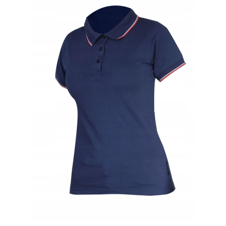 Koszulka Polo damska granatowa 190g bawełna Lahti Pro L40316 M