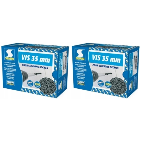 SEMIN WKRĘTY DO METALU VIS 3,5X35MM - 2x 1000 SZT — zestaw 2 szt.
