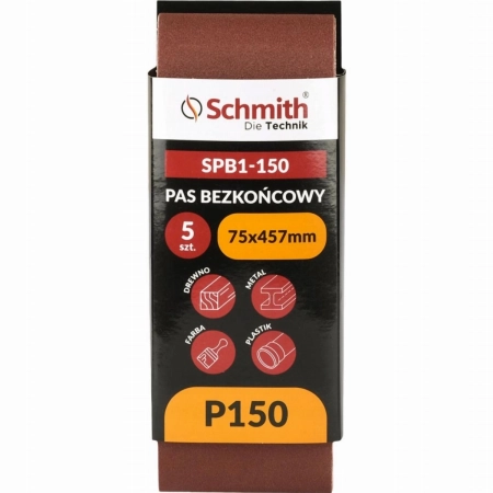 Pas bezkońcowy 75x457mm P150 5 szt.