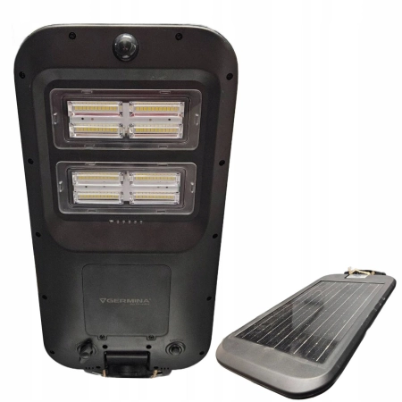 Lampa uliczna GERMINA 100 W 2000 lm zasilanie solarne