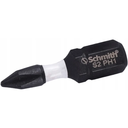 BIT UDAROWY PH1 25mm KRZYŻOWY KOŃCÓWKA MAGNETYCZNA BITY ZESTAW 5szt SCHMITH