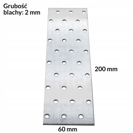 WKRĘT-MET PŁYTKA PERFOROWANA 60X200X2 MM