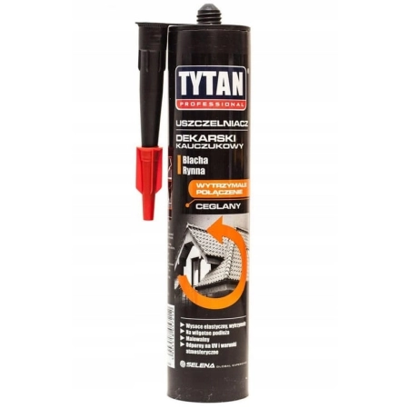 TYTAN USZCZELNIACZ DEKARSKI KAUCZUKOWY 310 ML CEGLANY