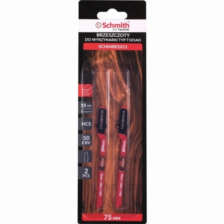 Brzeszczoty do wyrzynarki HCS 50CRV 75mm 18TPI 2s