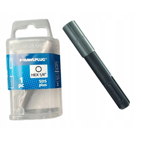 Adapter do bitów SDS Plus 78mm 1/4'' RAWLPLUG
