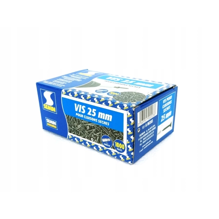 Wkręt Semin do metalu 3,5 mm x 25 mm 1000 szt. do płyt GK