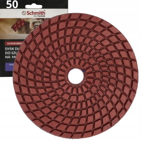 TARCZA DIAMENTOWA POLERSKA DYSK DO SZLIFOWANIA NA MOKRO 100mm #3000 SCHMITH