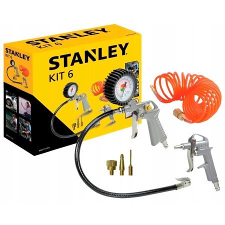 Zestaw akcesoriów pneumatycznych do kompresora Stanley 9045717STN 6 el.