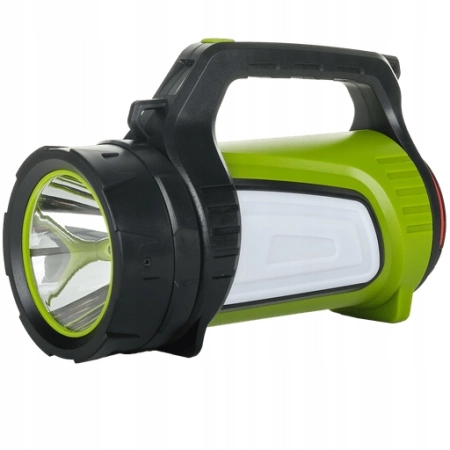 Latarka LED SZPERACZ 10W 500lm akumulatorowa świecenia 500m powerbank IP44