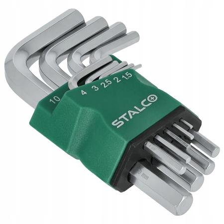 STALCO KLUCZE IMBUSOWE 9 ELEMENTÓW 1,5-10MM
