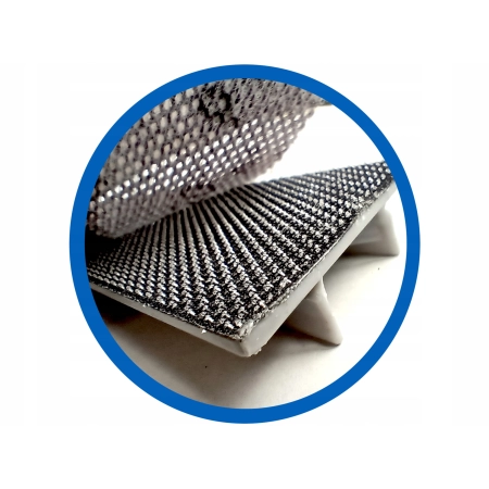 Zestaw 3 siatek ściernych TYTANX 400x50 gr. 80 na rzep Instar 276-0343