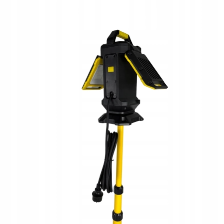 NAŚWIETLACZ LED 50W (2X25W) NA STATYWIE LAMPA WARSZTATOWA 2W1 halogen