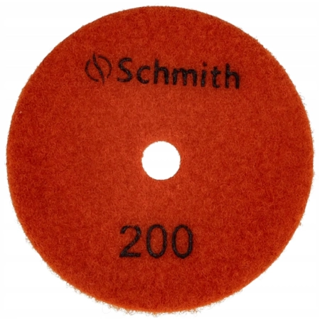 TARCZA DIAMENTOWA POLERSKA DYSK DO SZLIFOWANIA NA MOKRO 100mm #200 SCHMITH