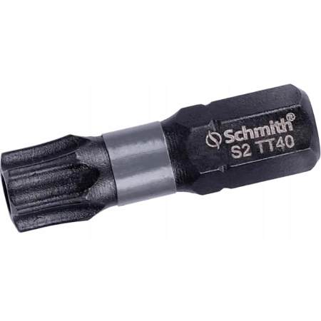 BIT UDAROWY TORX TT40 25mm KOŃCÓWKA MAGNETYCZNA BITY ZESTAW 5szt SCHMITH