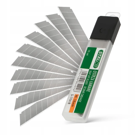 Ostrza łamane do nożyka Stalco S-17618 180 mm 10 sztuk