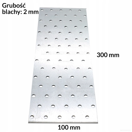 WKRĘT-MET PŁYTKA PERFOROWANA 100X300 GR 2 MM