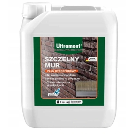 ULTRAMENT SZCZELNY MUR 5 KG PŁYN ZABEZPIECZJĄCY PRZED WILGOCIĄ