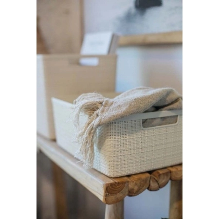 CURVER JUTE M KOSZYK KOSZYCZEK KREMOWY