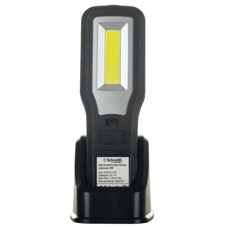 Lampa warsztatowa LED akumulatorowa Schmith magnes USB powerbank IESCH 032