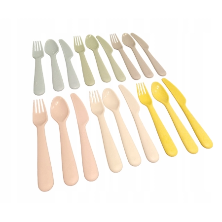 IKEA SZTUĆCE PLASTIKOWE KALAS DLA DZIECI PLASTIK 6 KOMPLETÓW