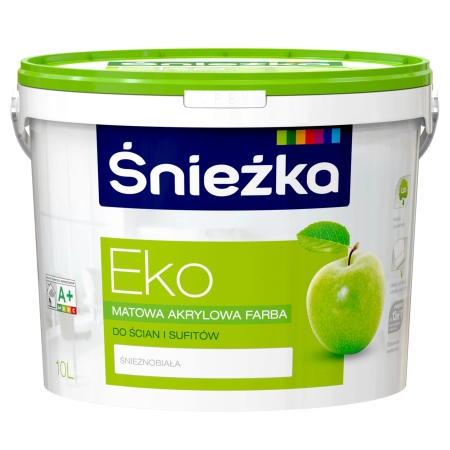 Farba Śnieżka Eko hipoalergiczna Biały 10 l