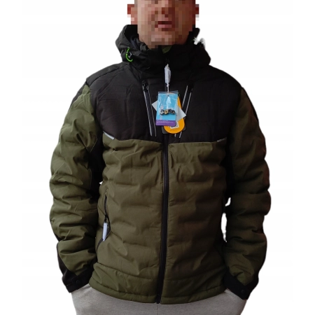 STALCO KURTKA OCIEPLANA MĘSKA "LOGAN J" OLIWKOWA ROZMIAR 3XL
