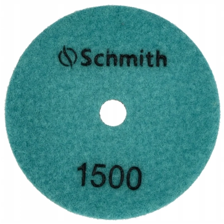 TARCZA DIAMENTOWA POLERSKA DYSK DO SZLIFOWANIA NA MOKRO 100mm #1500 SCHMITH