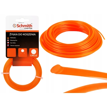 SCHMITH ŻYŁKA OKRĄGŁA DO PODKASZARKI 2,0MM X 15M KOSY