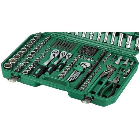 ZESTAW KLUCZY NASADOWYCH i NARZĘDZI 1/4'' 3/8'' 1/2'' 237 el. S011100237