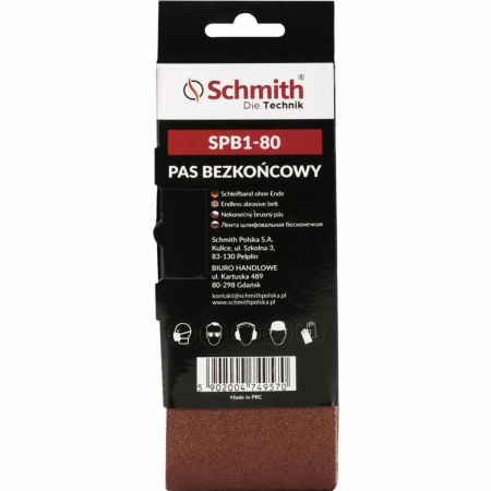 Pas bezkońcowy 75x457mm P80 5 szt.