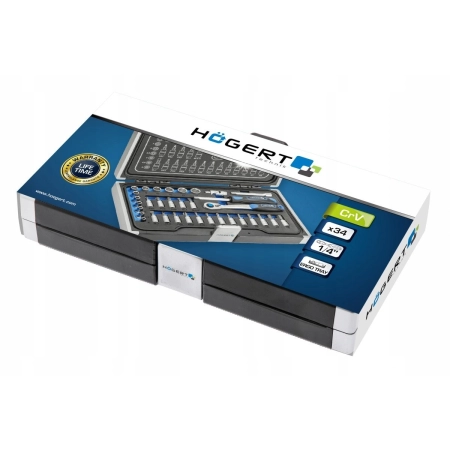 Zestaw narzędzi Hoegert Technik HT1R464 34 el.