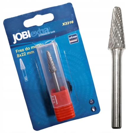 JOBI EXTRA FREZ DO METALU KEL 8X22MM X3316