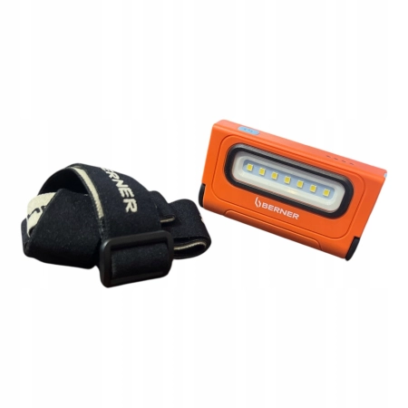 Berner bezprzewodowa lampa latarka czołowa 2w1 USB-C NOWA WERSJA CZOŁÓWKA