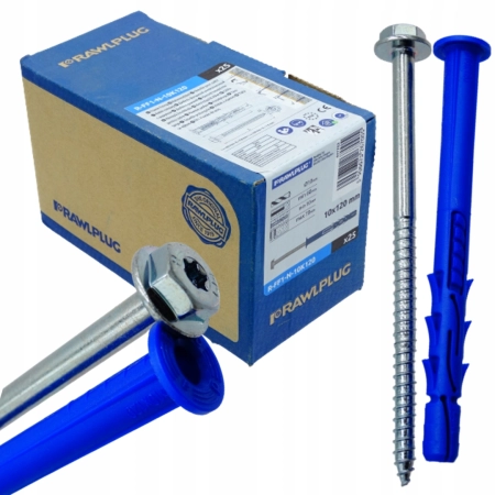RAWLPLUG KOŁEK RAMOWY FUS 10X140MM TORX 25 szt.