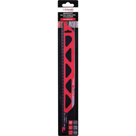 SCHMITH Brzeszczot do pustaków cegły 455 mm piła szablasta SCH04B02202 — zestaw 2 szt.