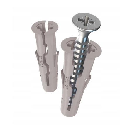 Kołki rozporowe UNO 10x36mm z wkrętem 40mm uniwersalne RAWLPLUG 100szt
