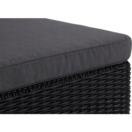 KETER CALIFORNIA LONGUE SOFA 3 OSOBOWA STOLIK + PODNÓŻEK MEBLE OGRODOWE