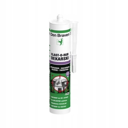 Den Braven Elast-O-Rub uszczelniacz dekarski 300 ml