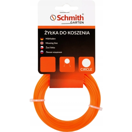 SCHMITH ŻYŁKA OKRĄGŁA DO PODKASZARKI 2,0MM X 15M KOSY