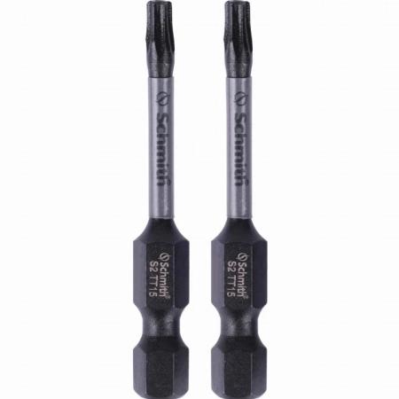 BIT UDAROWY TORX TT15 50mm KOŃCÓWKA MAGNETYCZNA BITY ZESTAW 2szt SCHMITH
