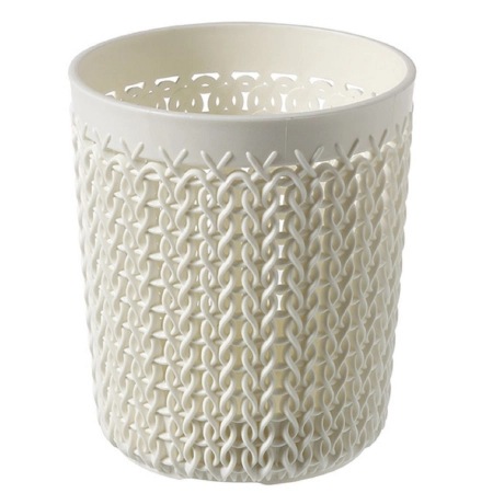 CURVER KOSZYK OKRĄGŁY KNIT S BIAŁY