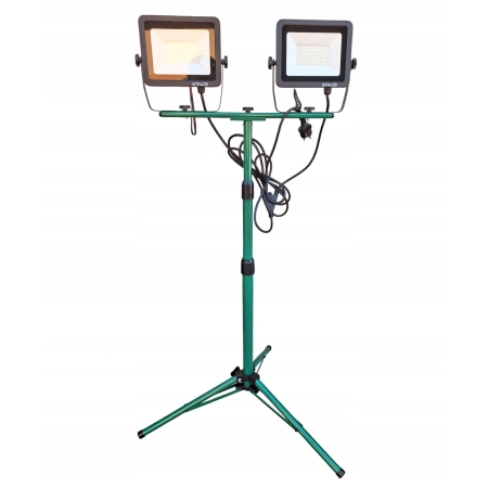 STALCO HALOGEN NAŚWIETLACZ LED 2X50W (100W) NA STATYWIE