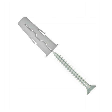 Kołki rozporowe UNO 10x36mm z wkrętem 40mm uniwersalne RAWLPLUG 100szt
