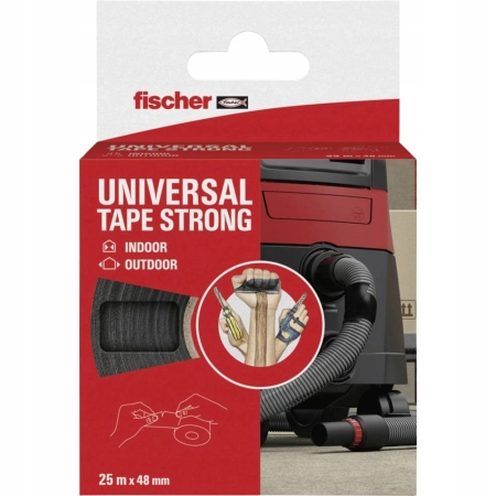 Taśma naprawcza Fischer 48 mm x 25 m 560903 CZARNA