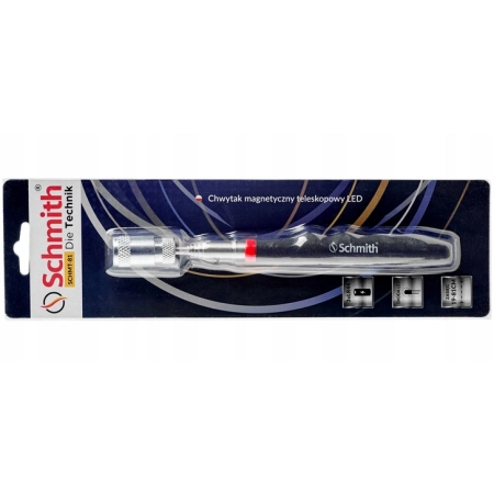 Chwytak magnetyczny teleskopowy LED 81cm SCHMT-81 SCHMITH